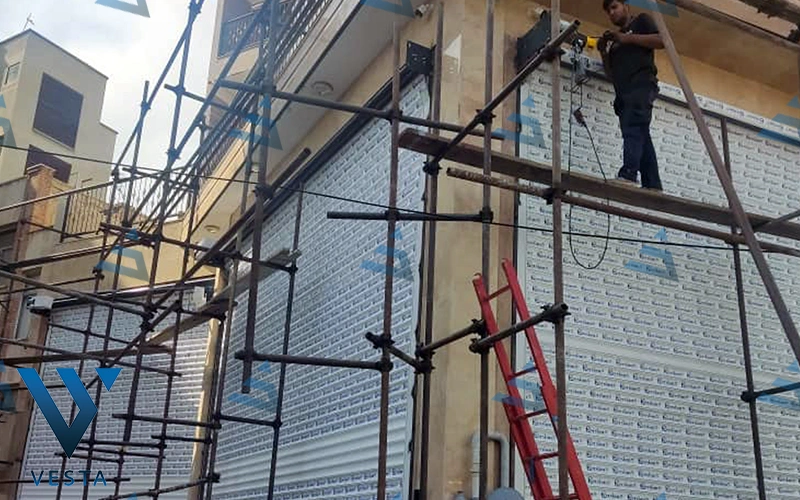 مراحل نصب کرکره برقی